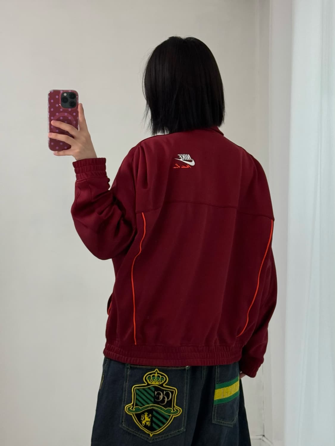 나이키 x 마틴로즈 버건디 져지 상품이미지3