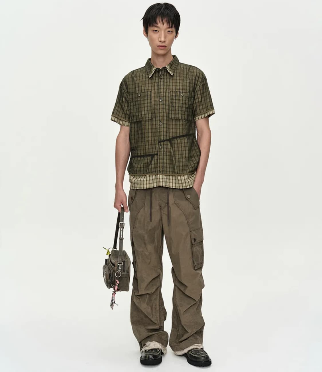 앤더슨벨 CARPENTER CARGO WIDE-LEG TROUS 상품이미지1