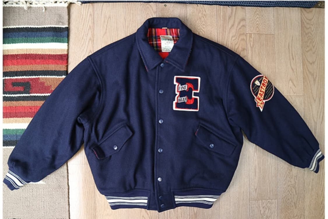 일본판 80 - 90s east boy  이스트 보이 빈티지 바시티 자켓 상품이미지2