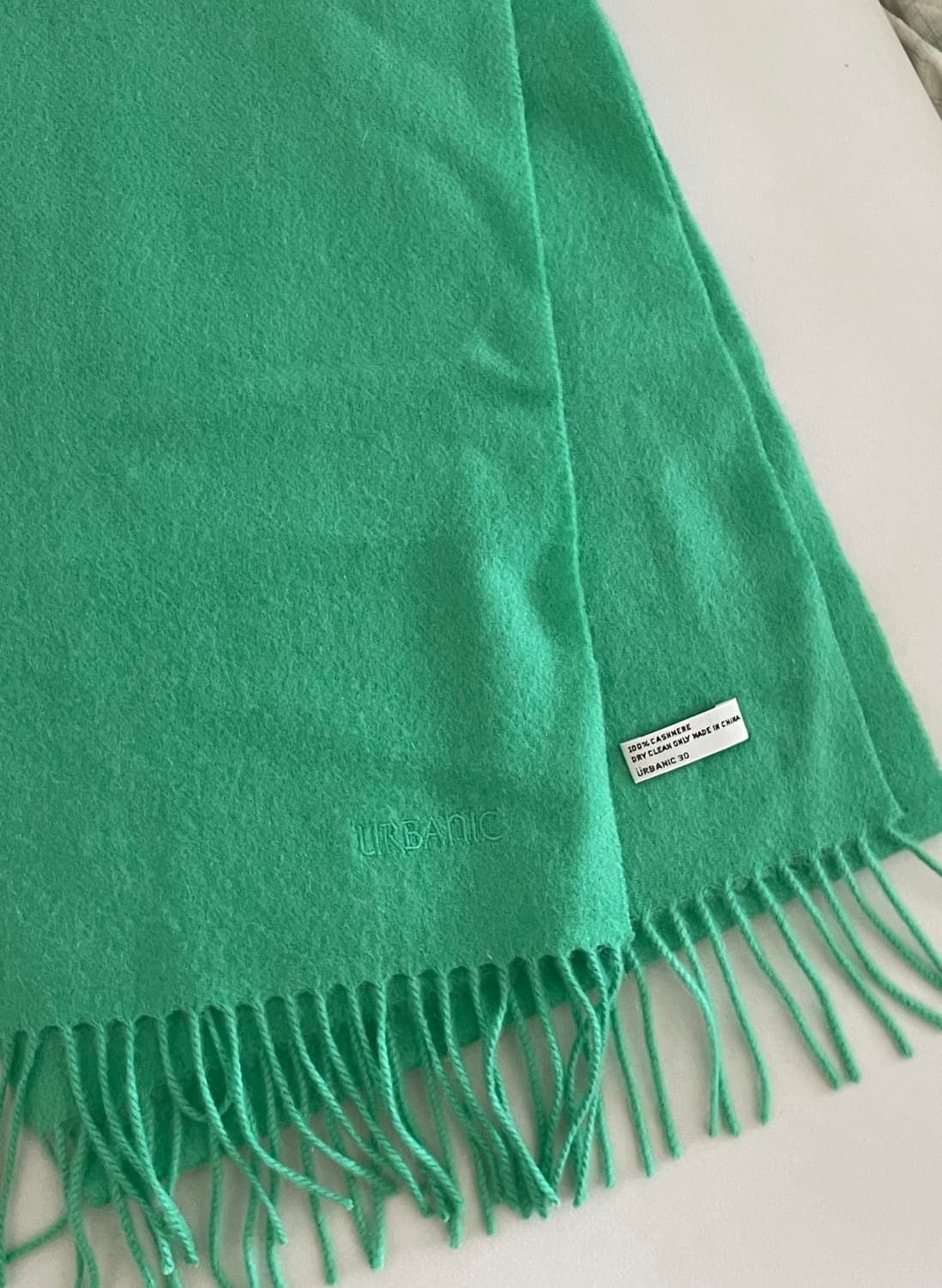 얼바닉30 캐시미어 머플러 제이드 상품이미지3