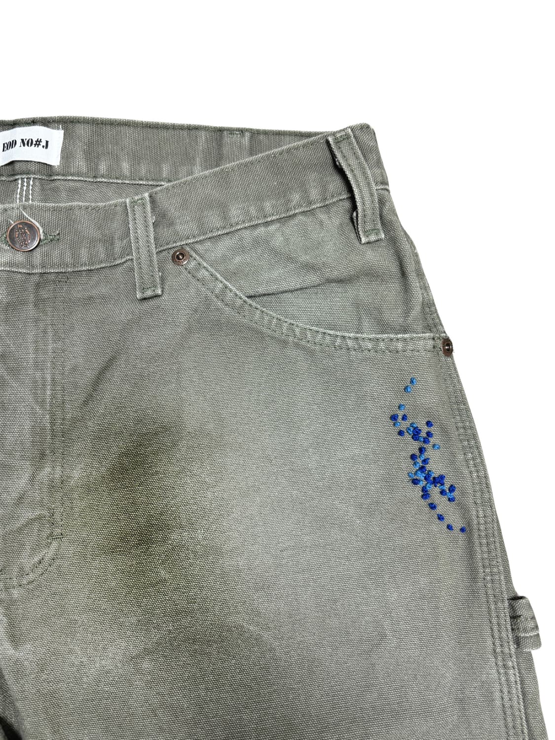 Vtg Dickies Sashiko Distressed 버뮤다 상품이미지6