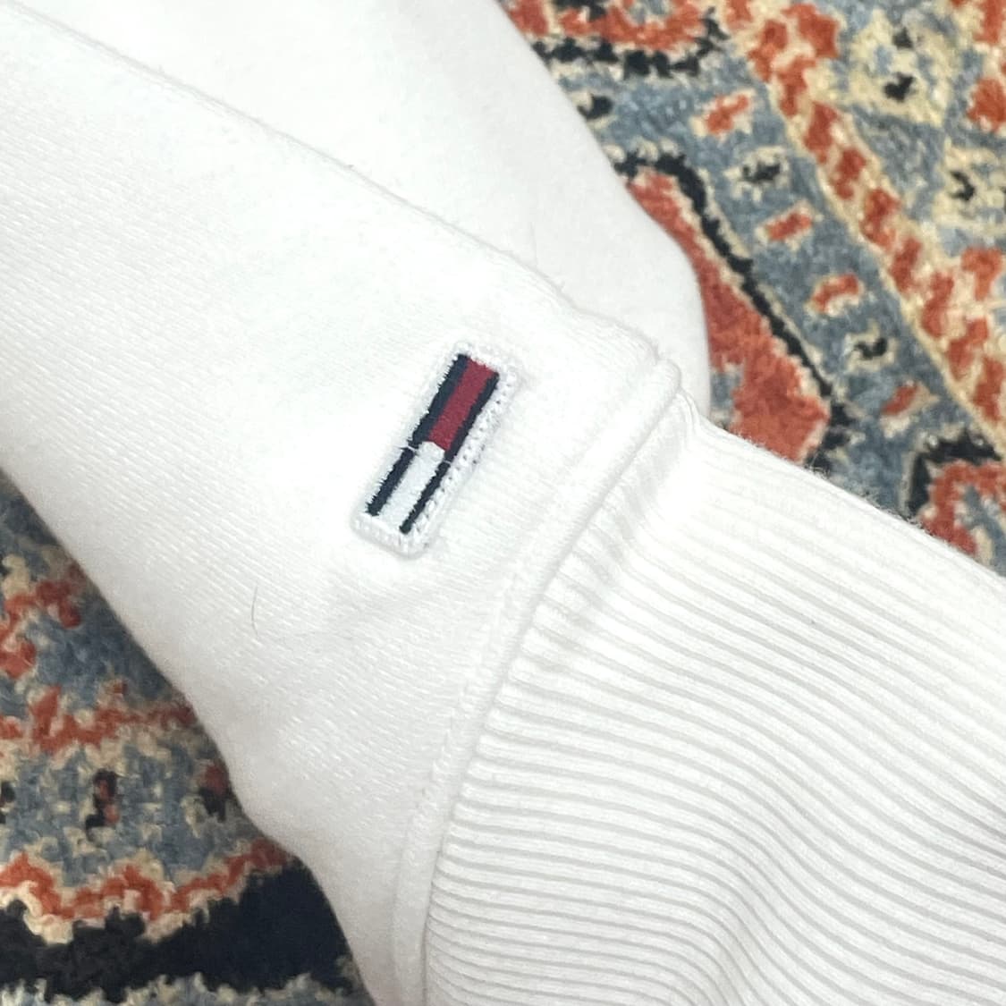 타미진스 스펠로고 화이트 후드티셔츠 남성L  상품이미지6