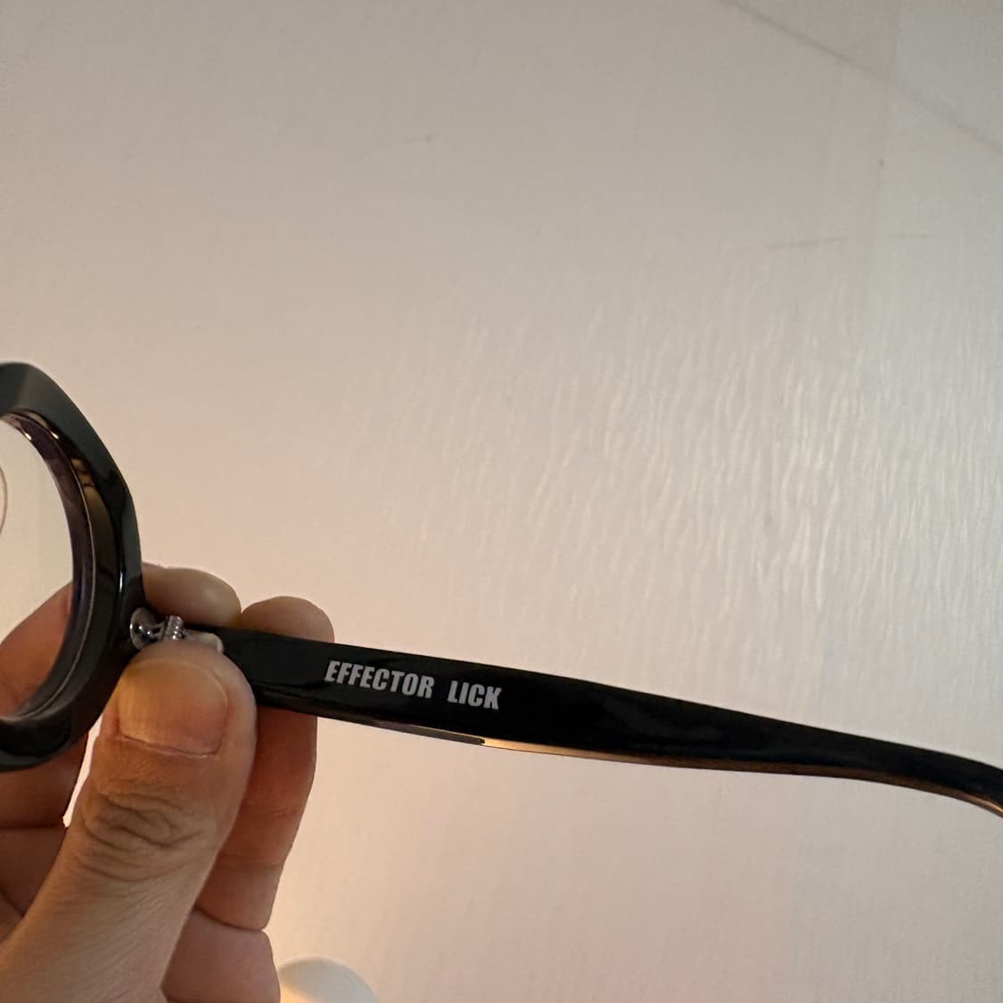 이펙터 릭 안경 블랙 원형 뿔테 상품이미지2