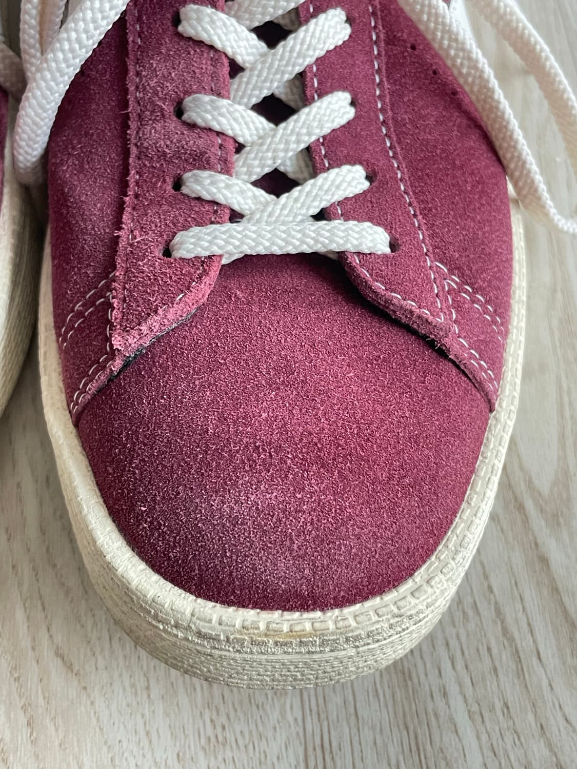 275cm)컨버스 프로레더ox 스웨이드 빨강 상품이미지6