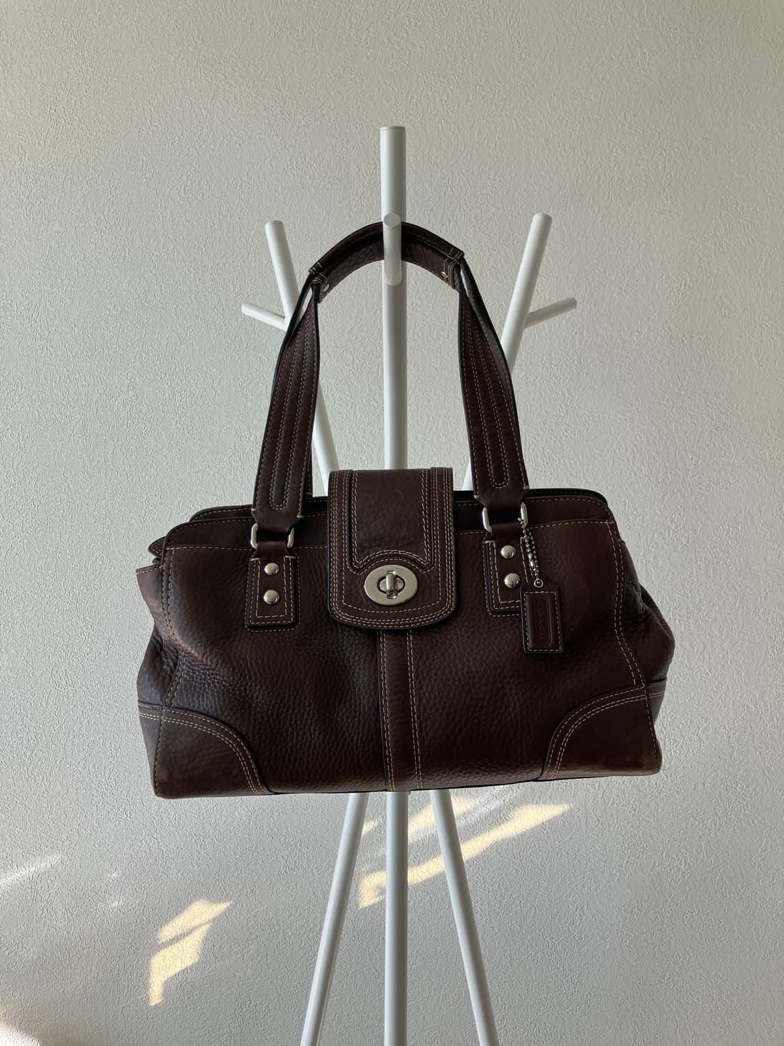 코치 coach 브라운 숄더백 호보백 y2k 올드코치 상품이미지1