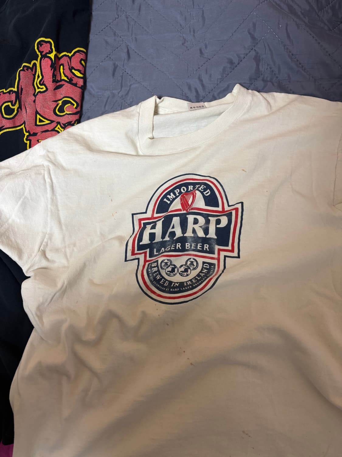 vintage harp lager beer shirts XL 상품이미지1