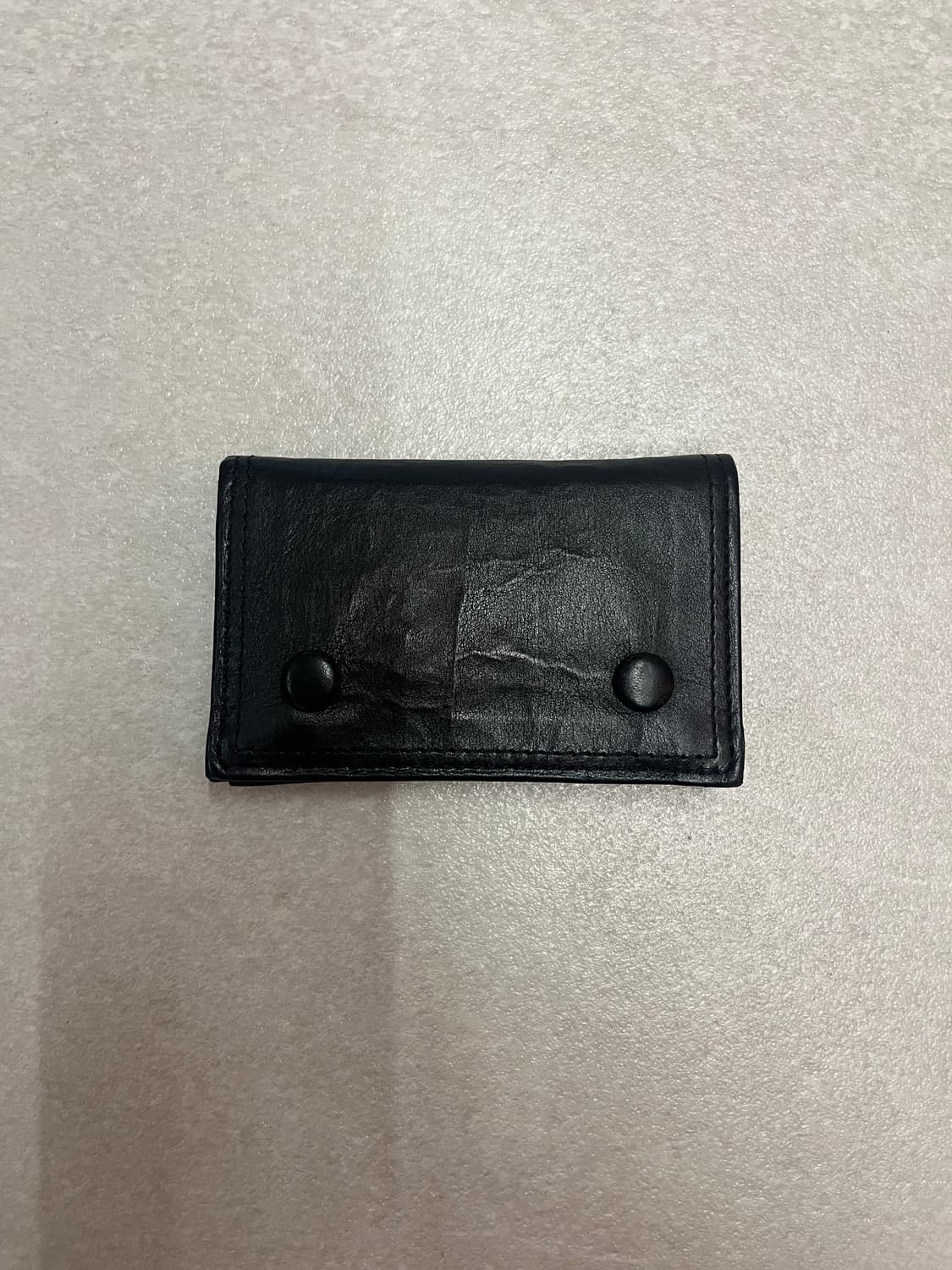 포터 프리스타일 다이니마 레더 카드 케이스 블랙 상품이미지2