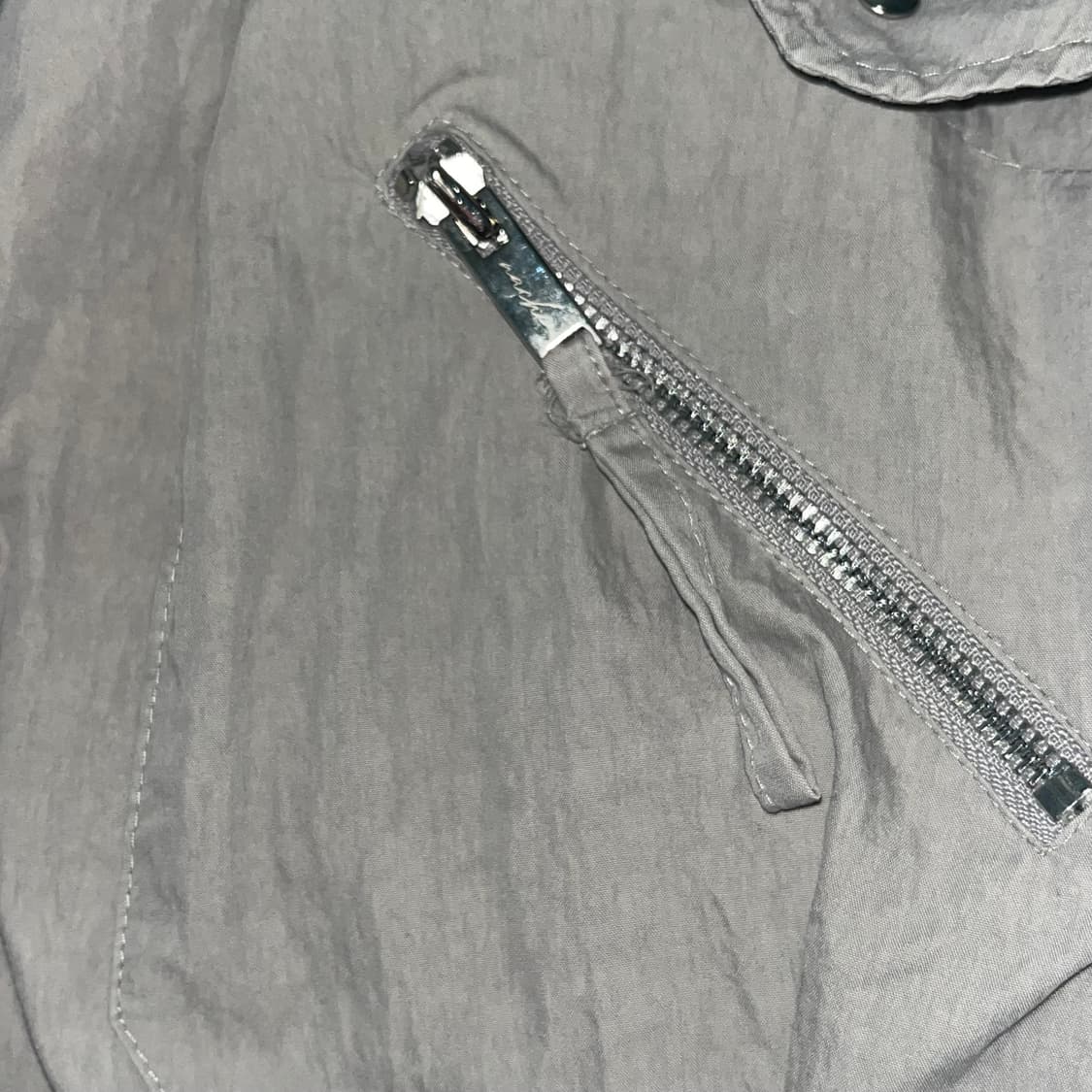 나체 NACHE EXPOSURE ZIP DETAIL PANTS(GRAY) 상품이미지3