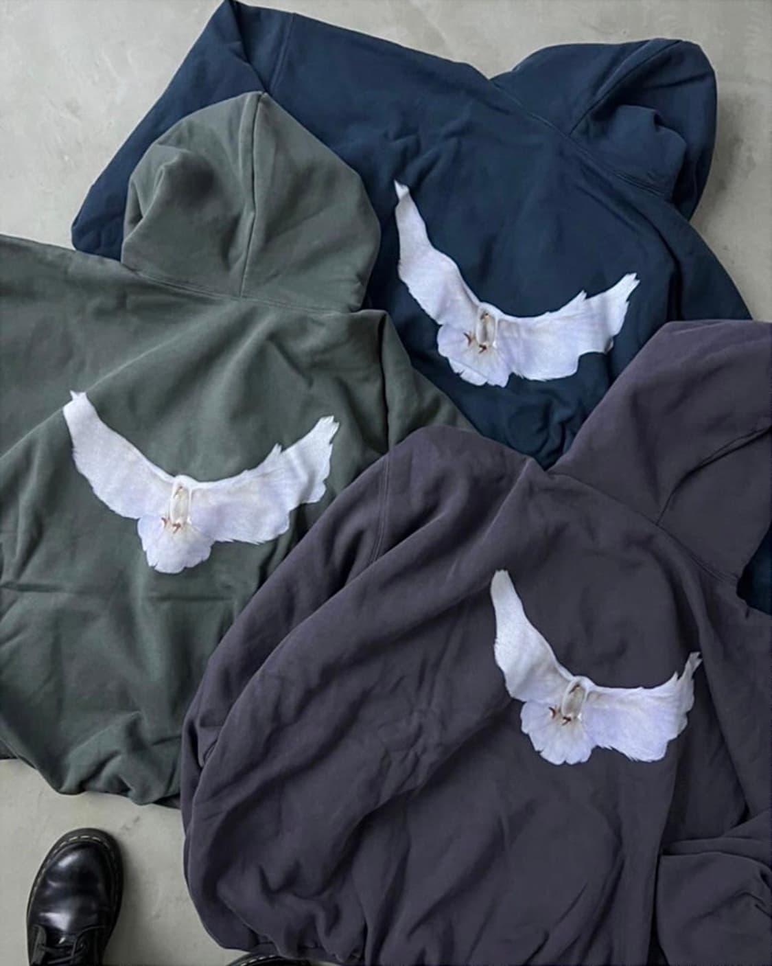 이지 갭 바이 발렌시아가 도브 후드 다크 그레이 상품이미지8