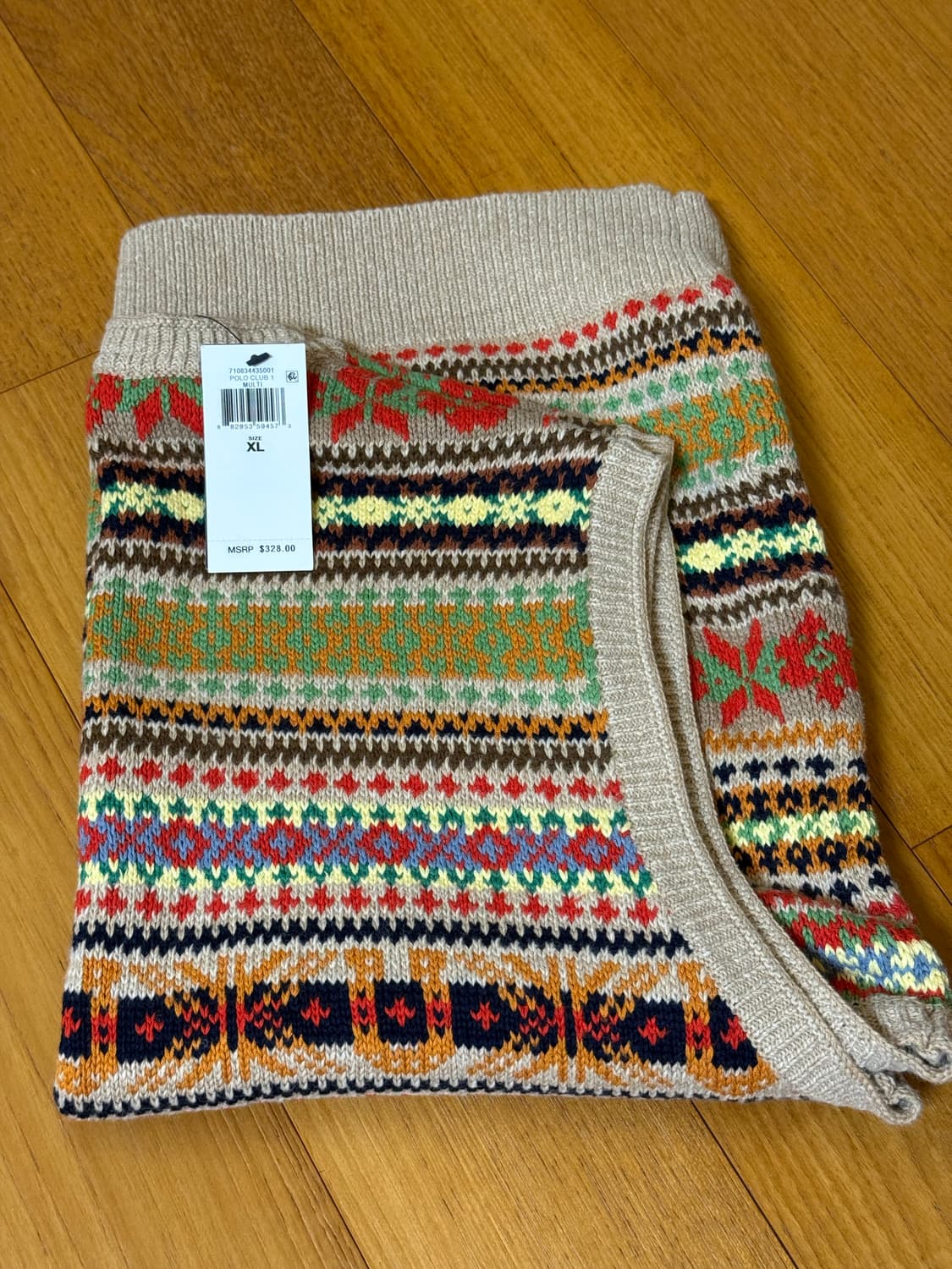 폴로 페어아일 니트조끼 XL 사이즈 새상품 상품이미지1