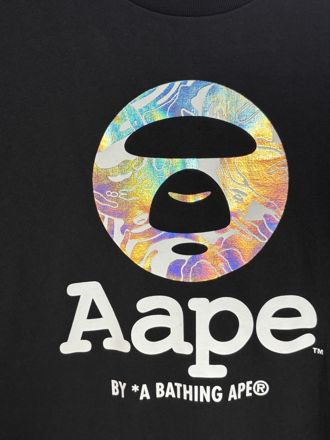 에이프 베이프 홀로그램 티셔츠  상품이미지5