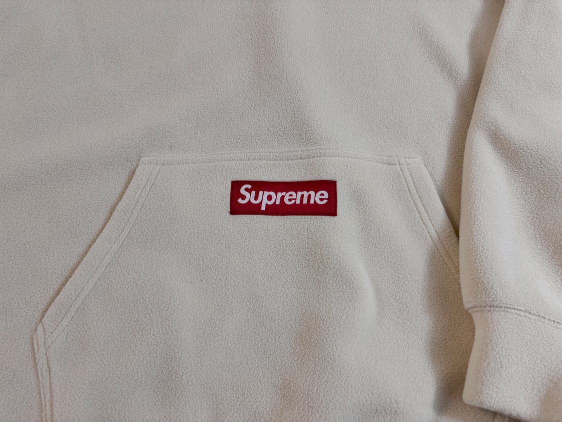 슈프림 폴라텍 후드 스웨트셔츠 내츄럴 - 20FW 상품이미지5