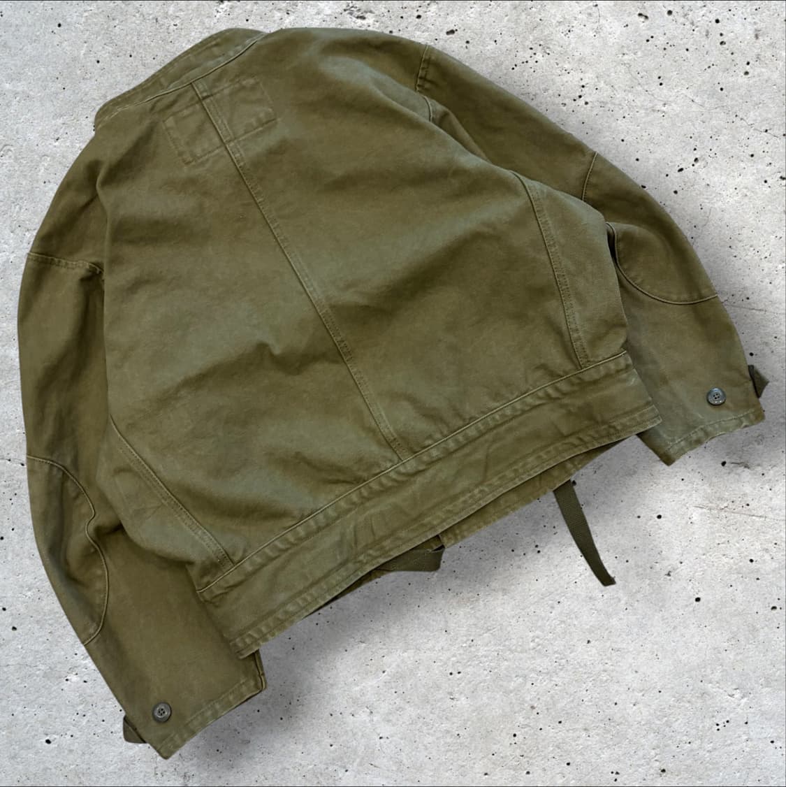 [L] 메이든 빈티지 모터사이클 밀리터리 자켓 카키 D473 상품이미지2
