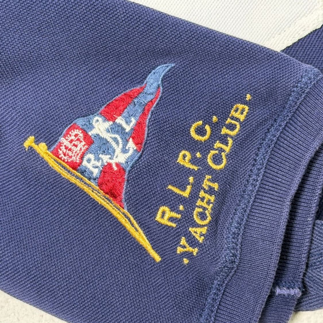 폴로 랄프로렌 빅포니 사선 포인트 럭비 PK 카라 티셔츠 네이비 M 상품이미지6