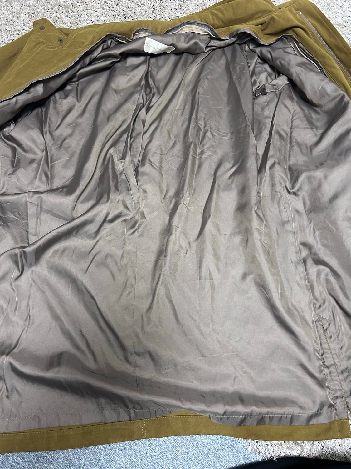 일본판 인조 스웨이드 트렌치코트 사이즈 105~110 상품이미지6