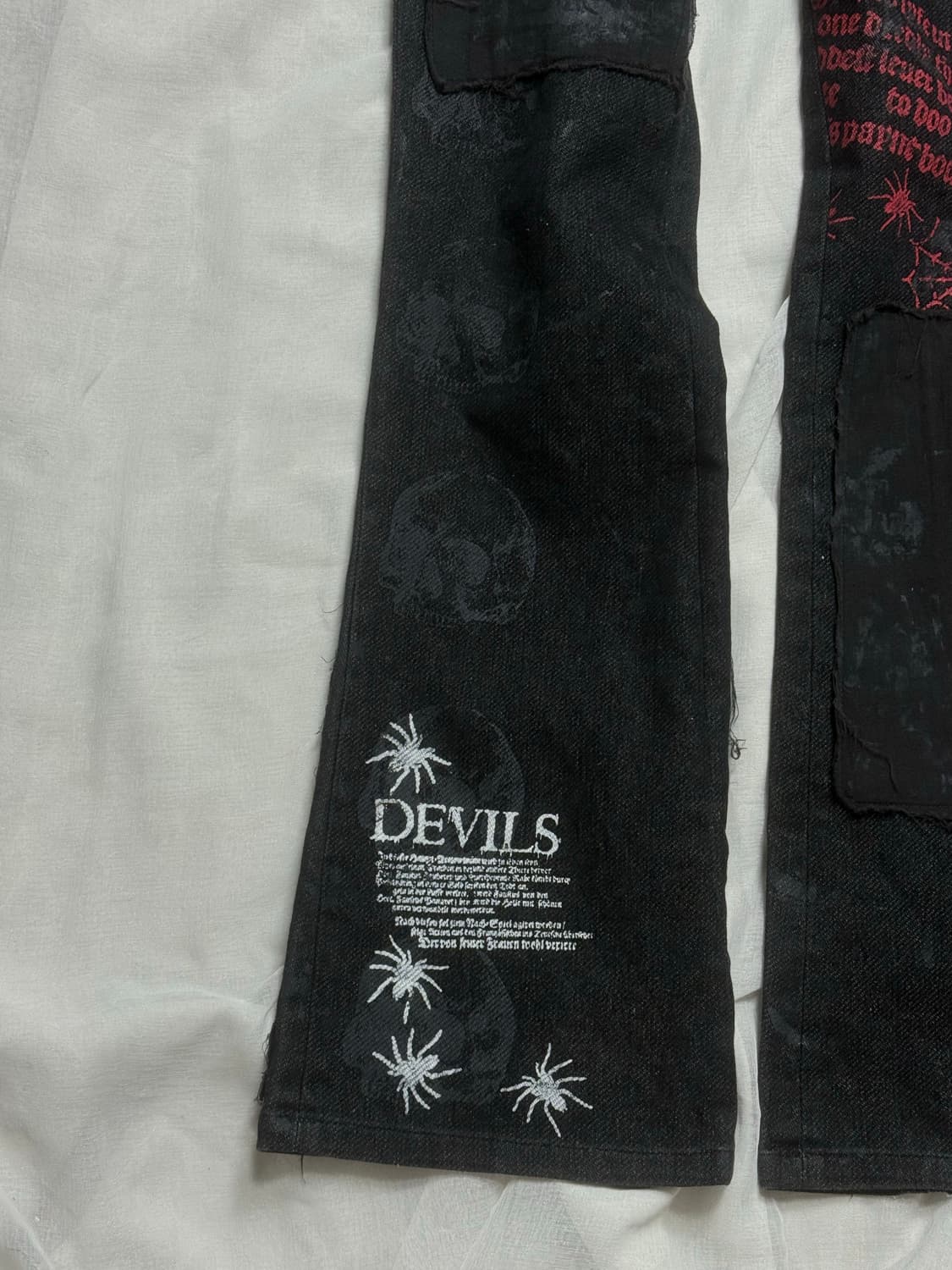 에이치나오토 h.naoto 디테일데님 흑청부츠컷 상품이미지5