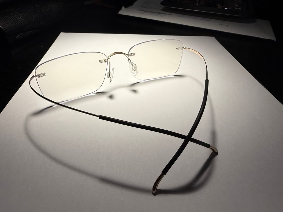 키오야마토 Kio Yamato 티타늄 무테안경 미착용 새상품  상품이미지4