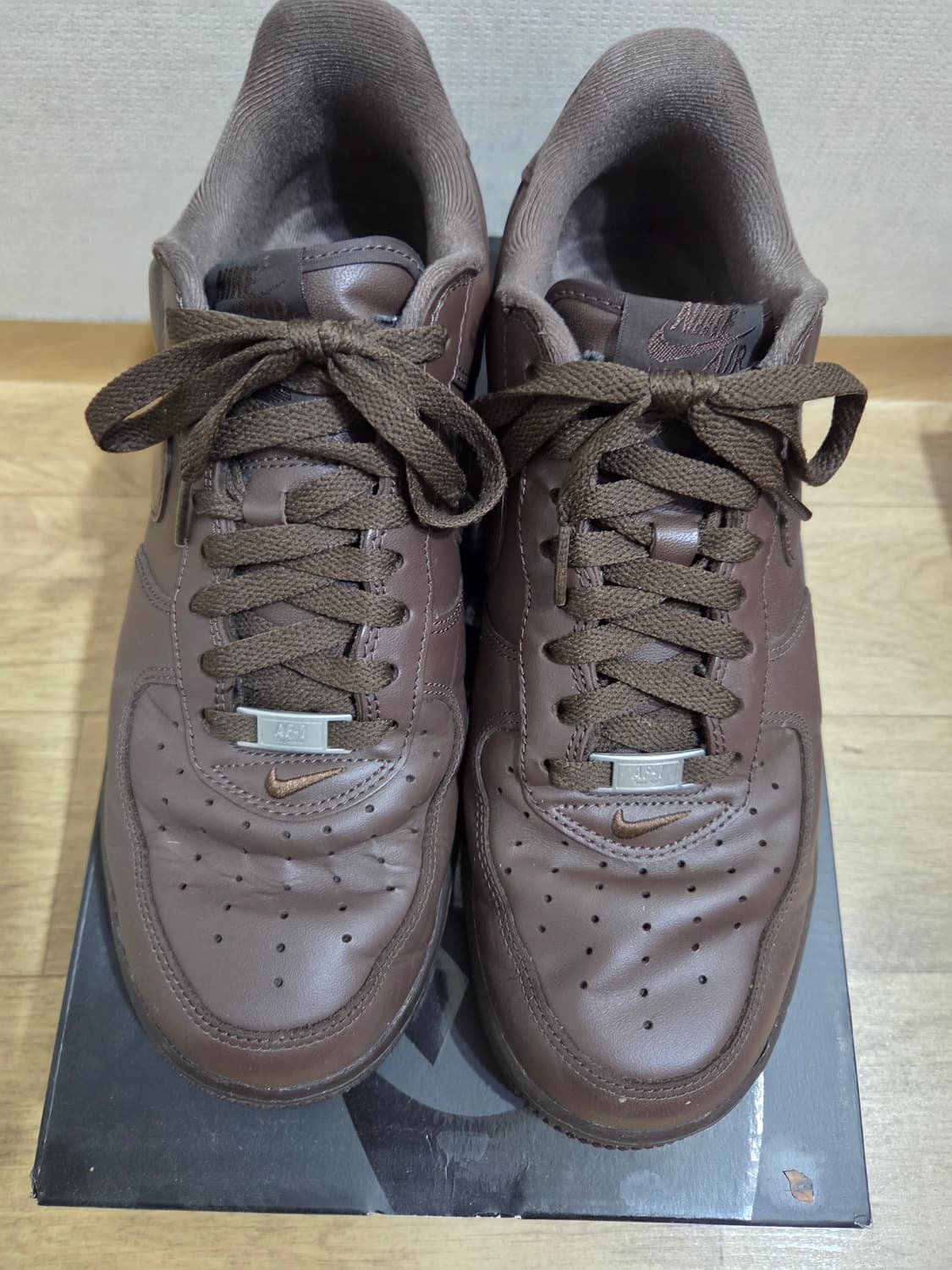 나이키 슈프림 에어포스 브라운 275 상품이미지1