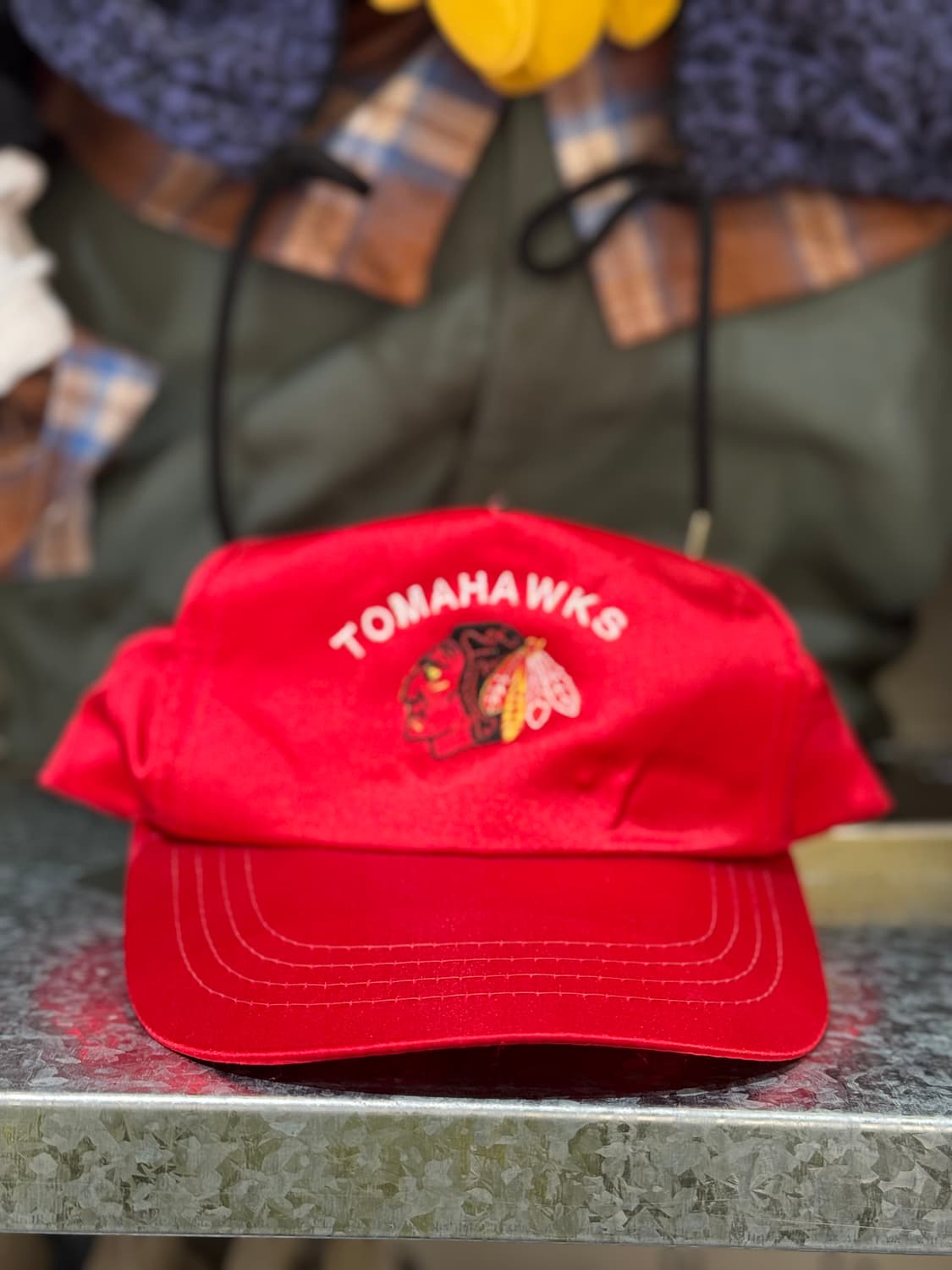 빈티지 사틴 트러커 캡 상품이미지1