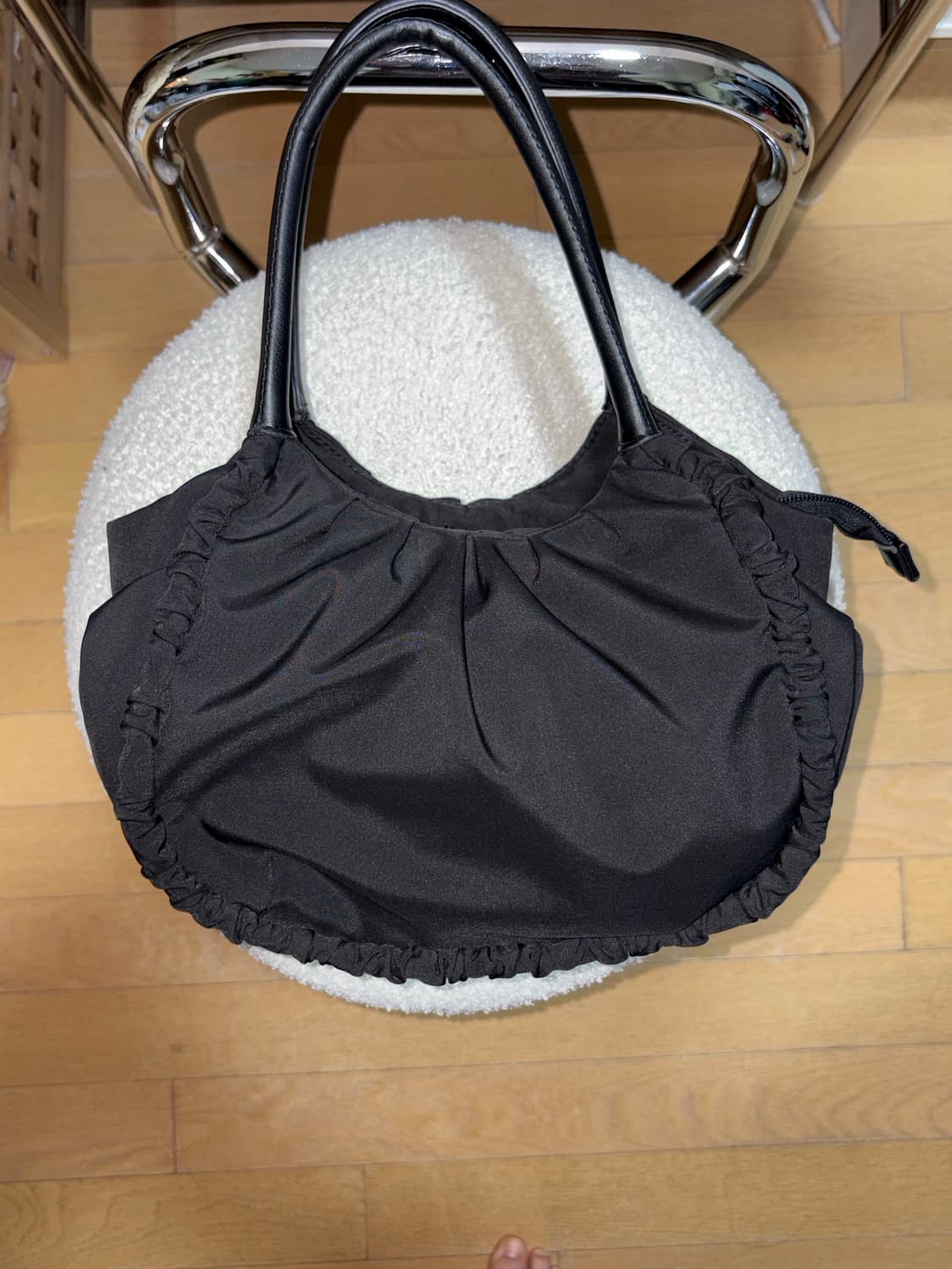 Y'SACCS Yohji Yamamoto 요지야마모토 셔링 토트/숄더백 상품이미지1