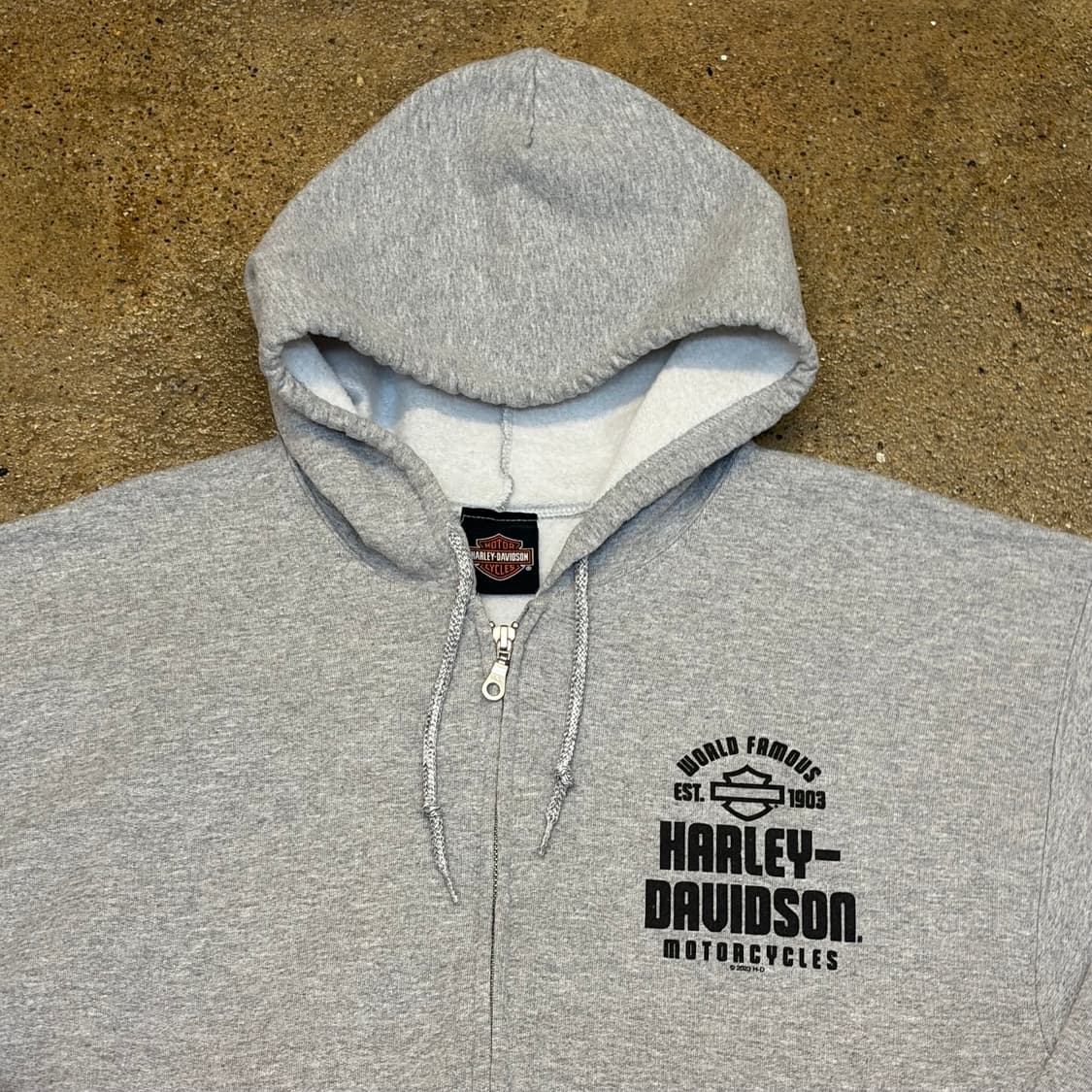 00s 미국 빈티지 할리데이비슨 후드티 후드집업 상품이미지3