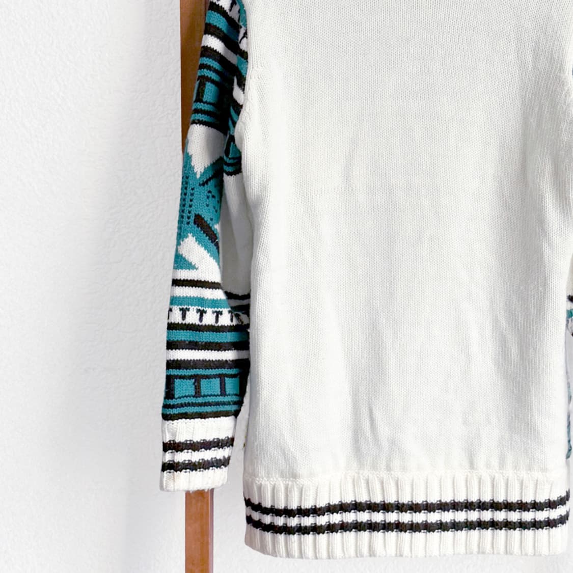 행운 버드 니트 집업 상품이미지10