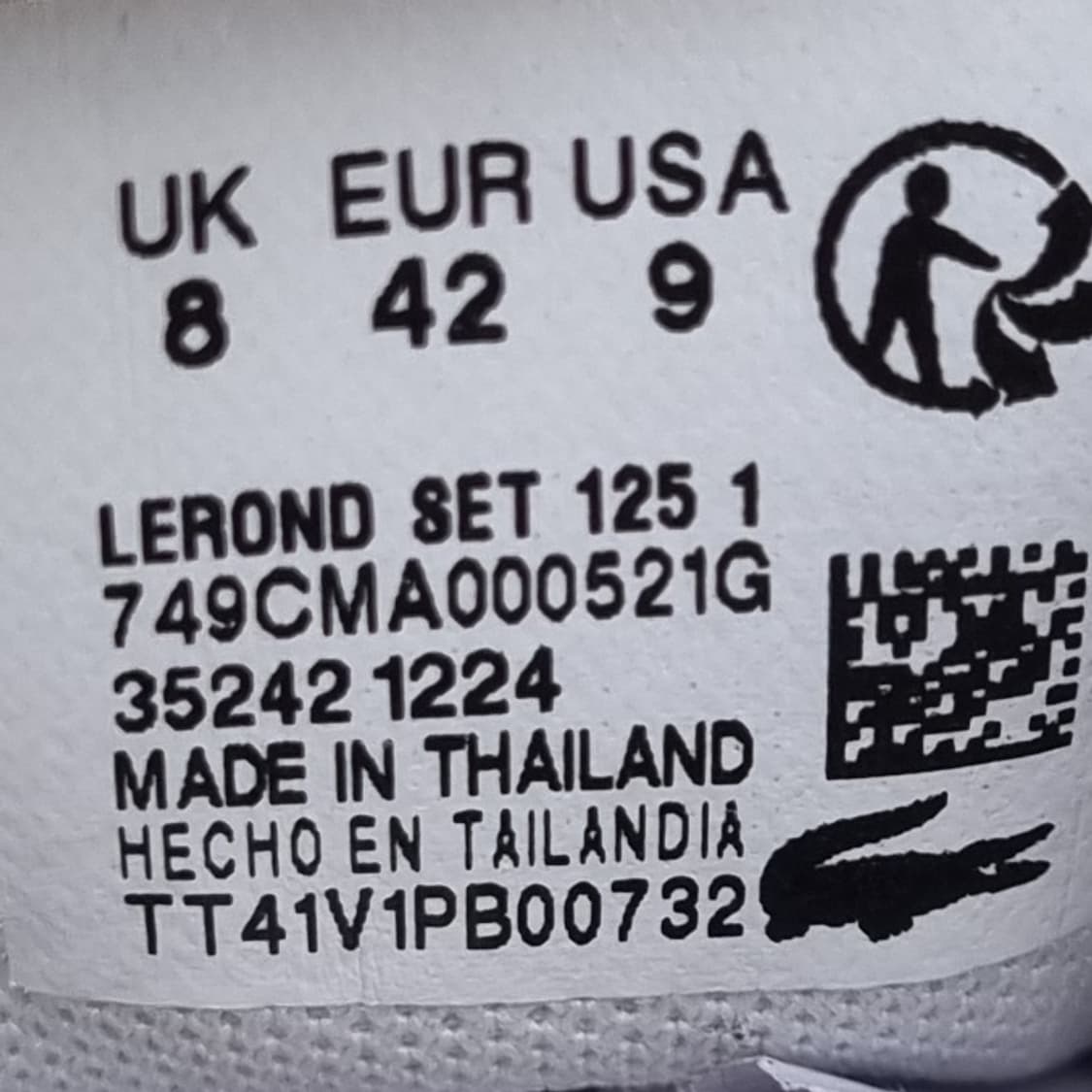 라코스테 르론드세트125 스니커즈42 270  상품이미지6