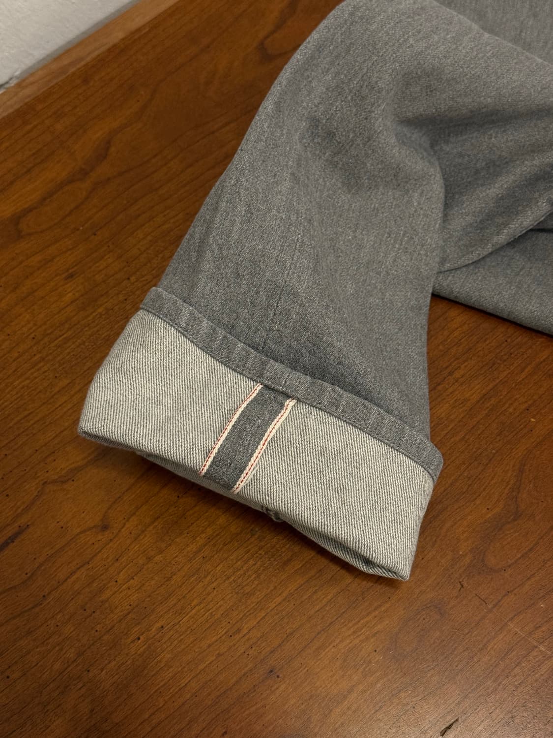 34inch) FULLCOUNT 풀카운트 Gray Selvedge Jea 상품이미지8