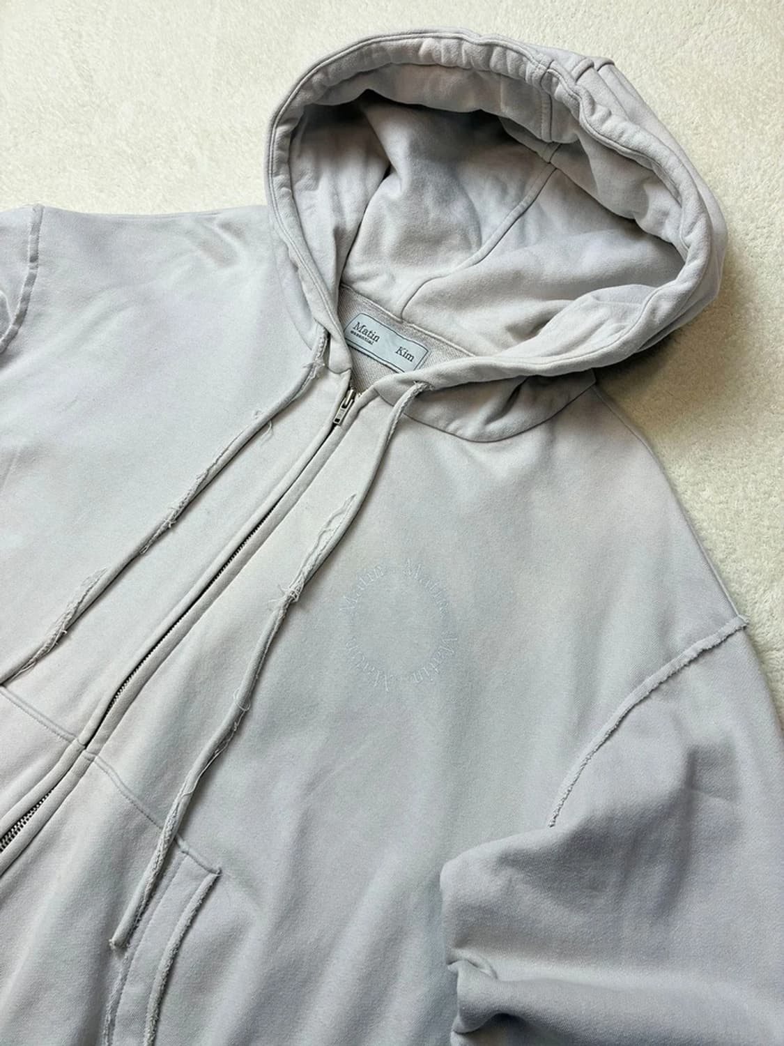 마뗑킴 22ss 그런지 피그먼트 후드 집업 PN5789 상품이미지5