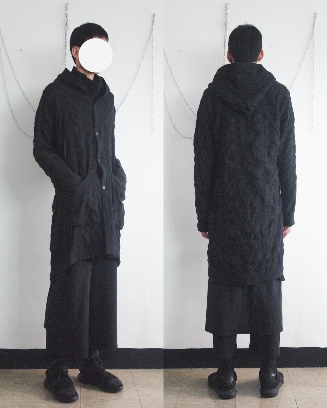 A.F artefact 아티저널 아방가르드 축융 후드코트 상품이미지2