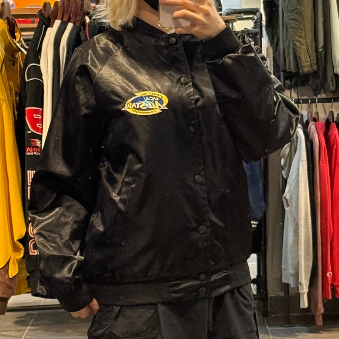 [NO.9]VTG 새틴 바시티 자켓 상품이미지3