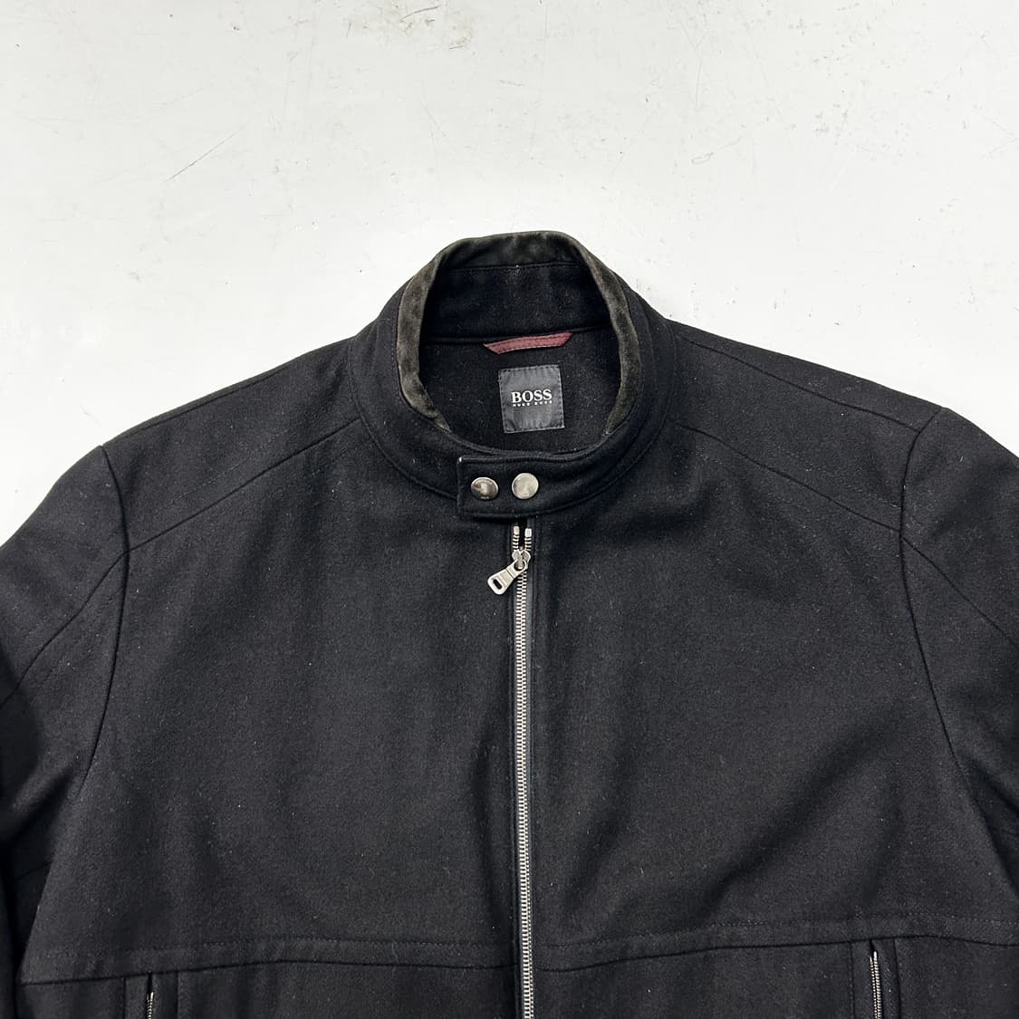 보스 스웨이드 엘보 울 클레시 자켓 상품이미지2