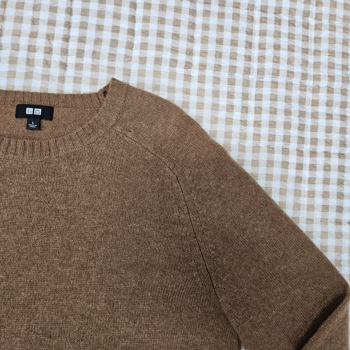 유니클로 울100 니트 스웨터 남자100 상품이미지3