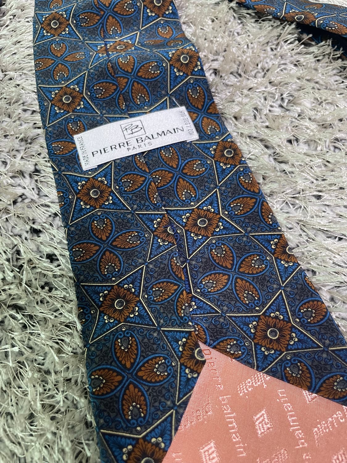 프랑스제 피에르발망 실크 넥타이 상품이미지4