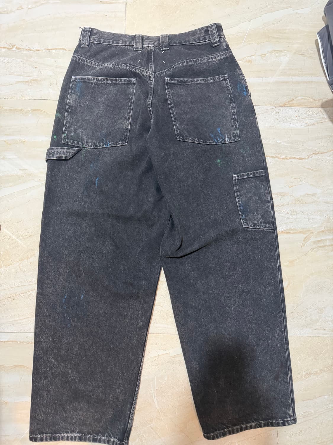 메종마르지엘라 카펜터 페인팅 데님 22ss 상품이미지2