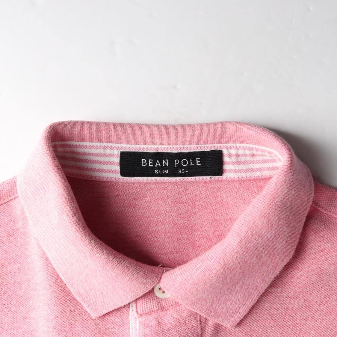 BEAN POLE 빈폴 연분홍 카라티 (XS) 상품이미지5