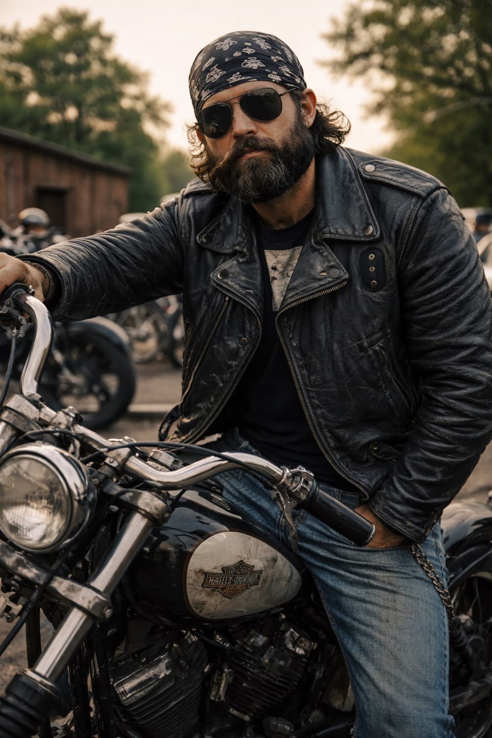 70‘s 테일러레더웨어 뉴올리언스 폴리스맨 패트롤 레더 자켓 상품이미지9