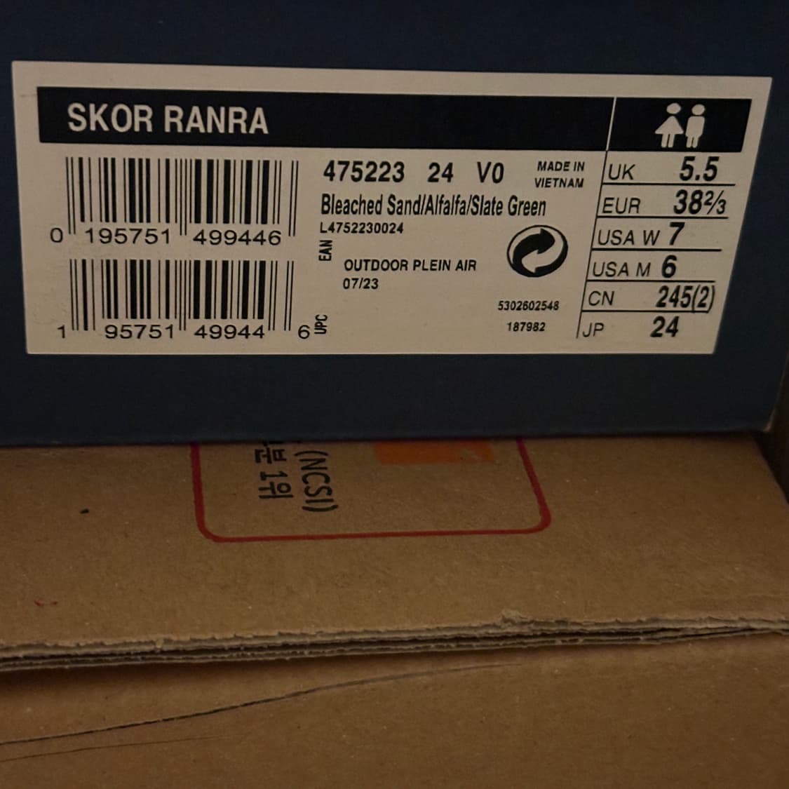 살로몬 x 란라 SKOR 블리치드 샌드 알파파 245 상품이미지9