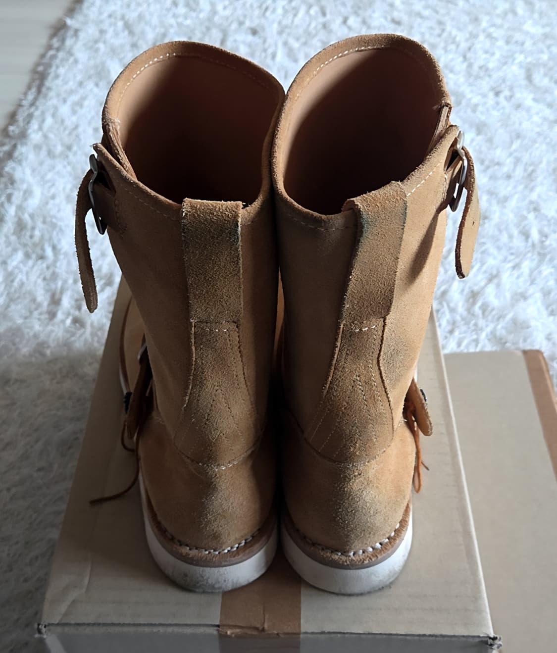 (290-295mm) 컬러콜라 플라워 코인 부츠 엔지니어 부츠 상품이미지4