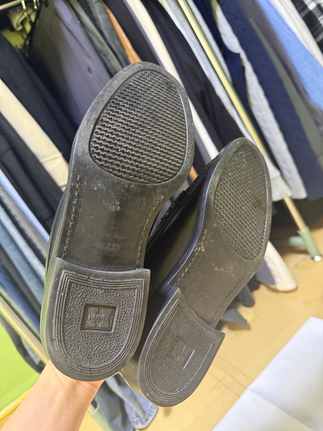 안냥하세요~ 하루타 소가죽 프리미엄 페니로퍼 sss급 260 판매합니다 상품이미지3