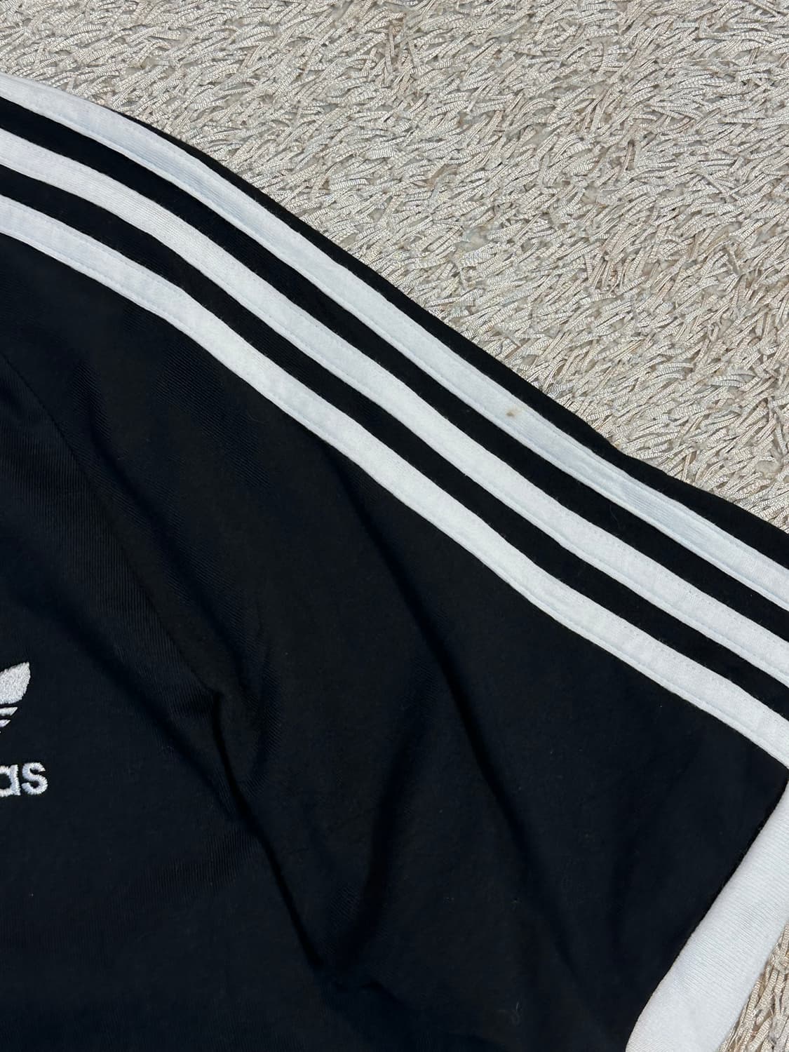 아디다스 ADIDAS 파이어버드 스포티 반팔 티셔츠 블랙 상품이미지5