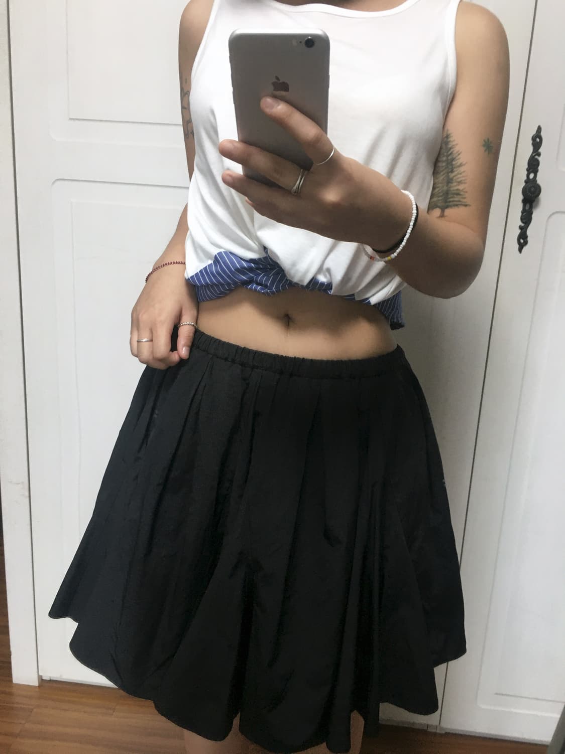 미니 밴딩 플리츠 skirt 상품이미지1