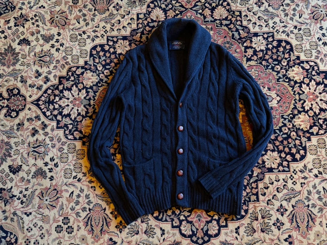 찰스트윗 숄카라가디건 남성95-100 상품이미지9