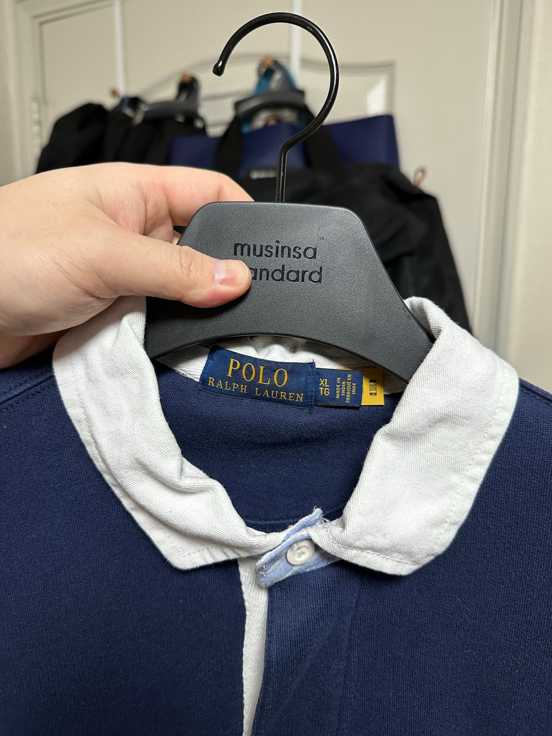 폴로랄프로렌 플리스 럭비티  XL 판매중입니다!! 상품이미지4