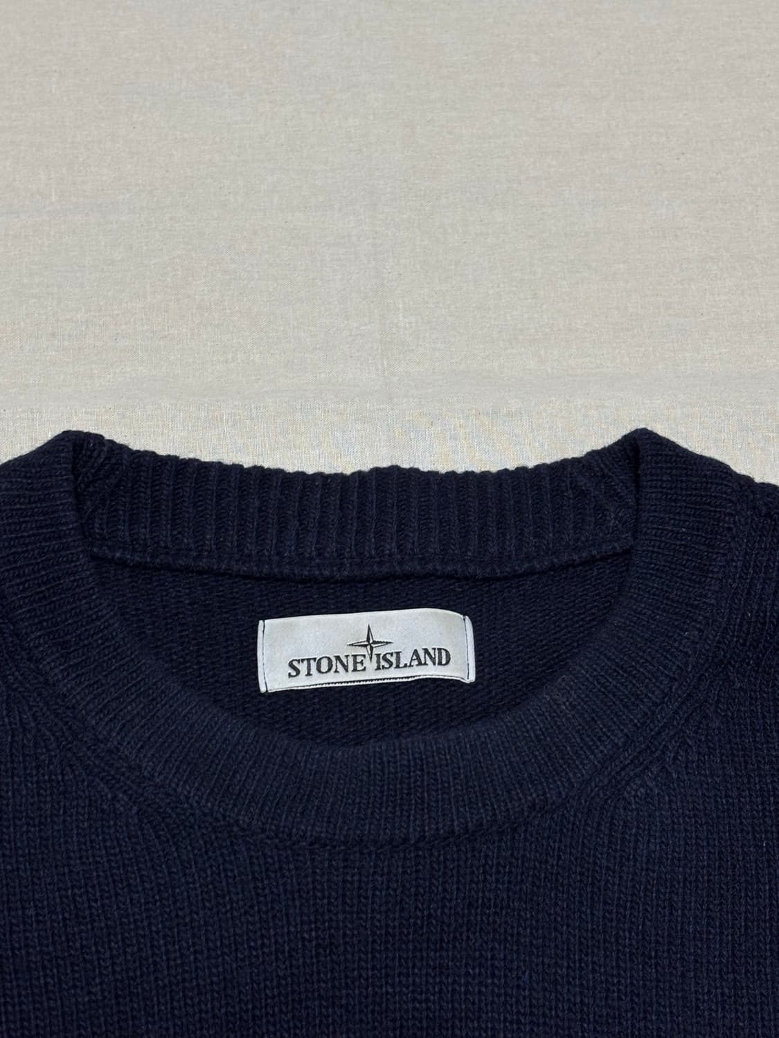 [23ss] 스톤아일랜드 울 니트 네이비 [XL] 상품이미지2