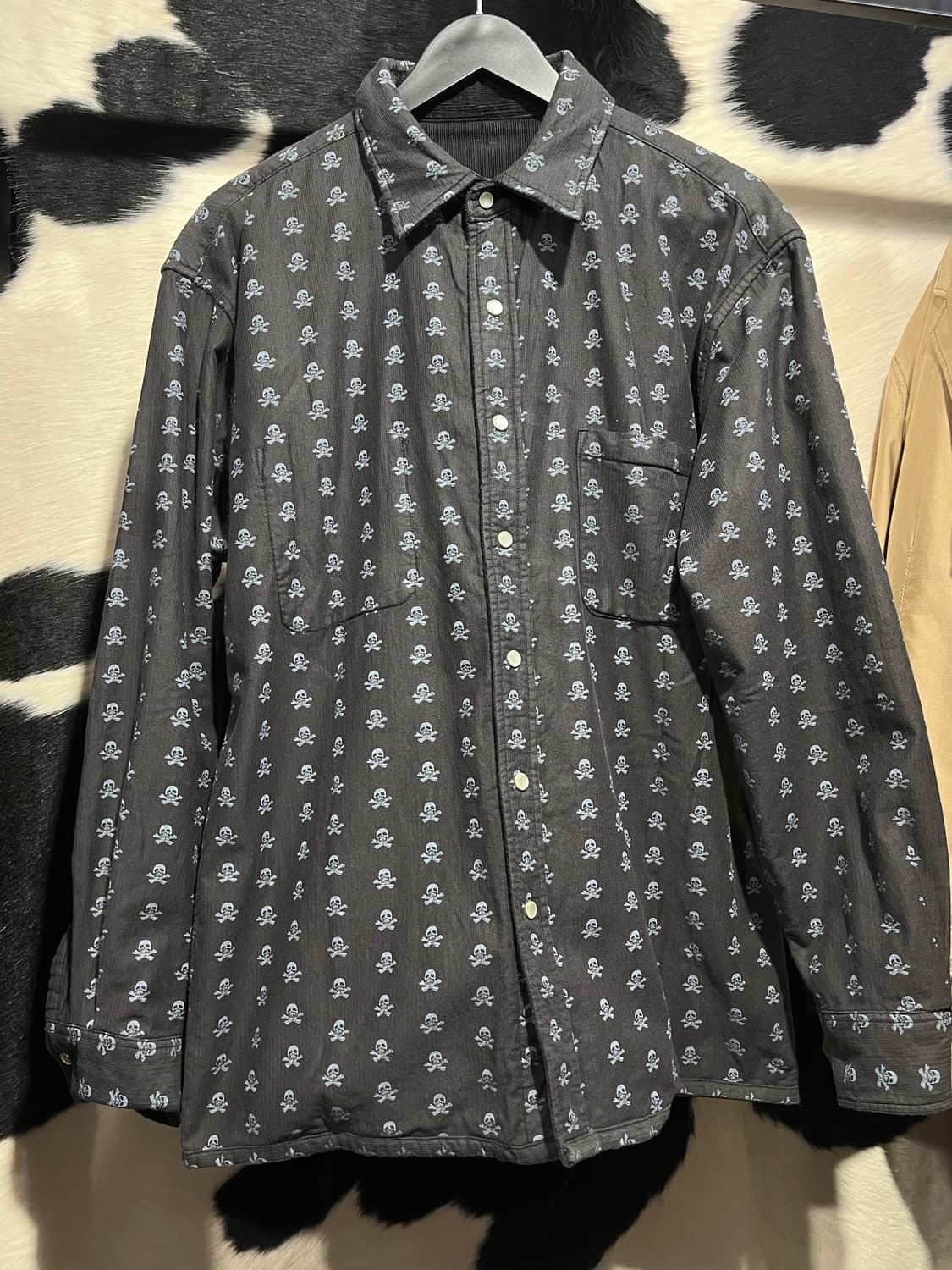 해골 코듀로이 리버시블 셔츠 상품이미지7