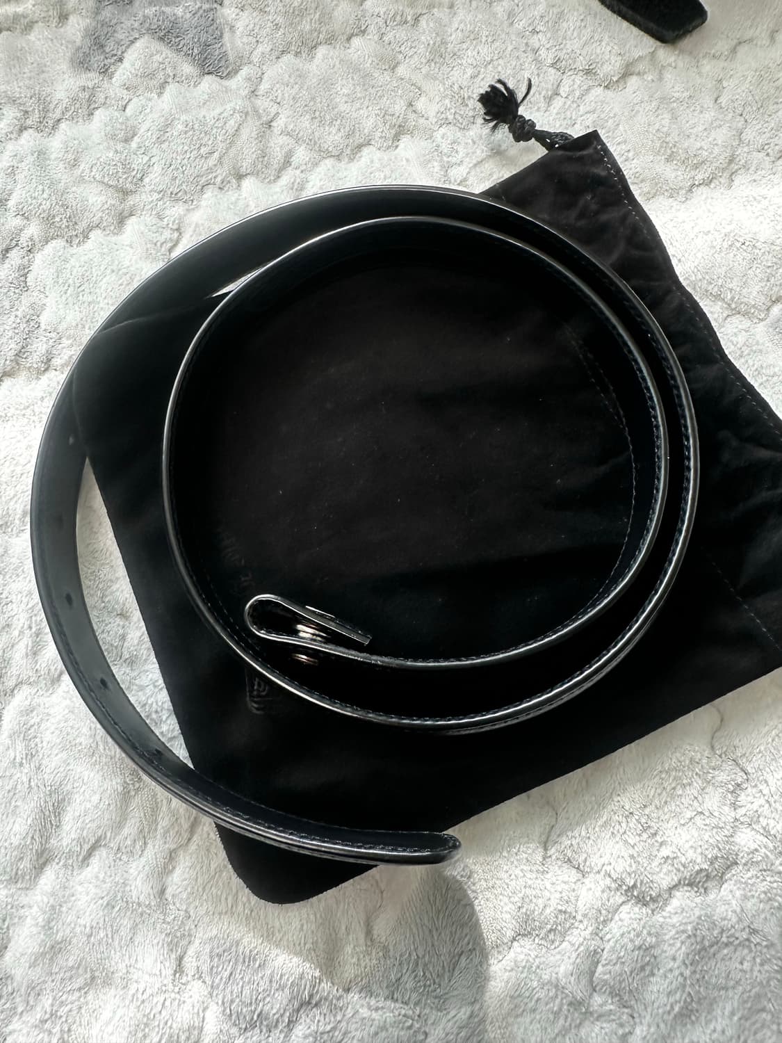 크롬하츠 / 1인치 레더 벨트 스트랩 / 34인치 상품이미지1