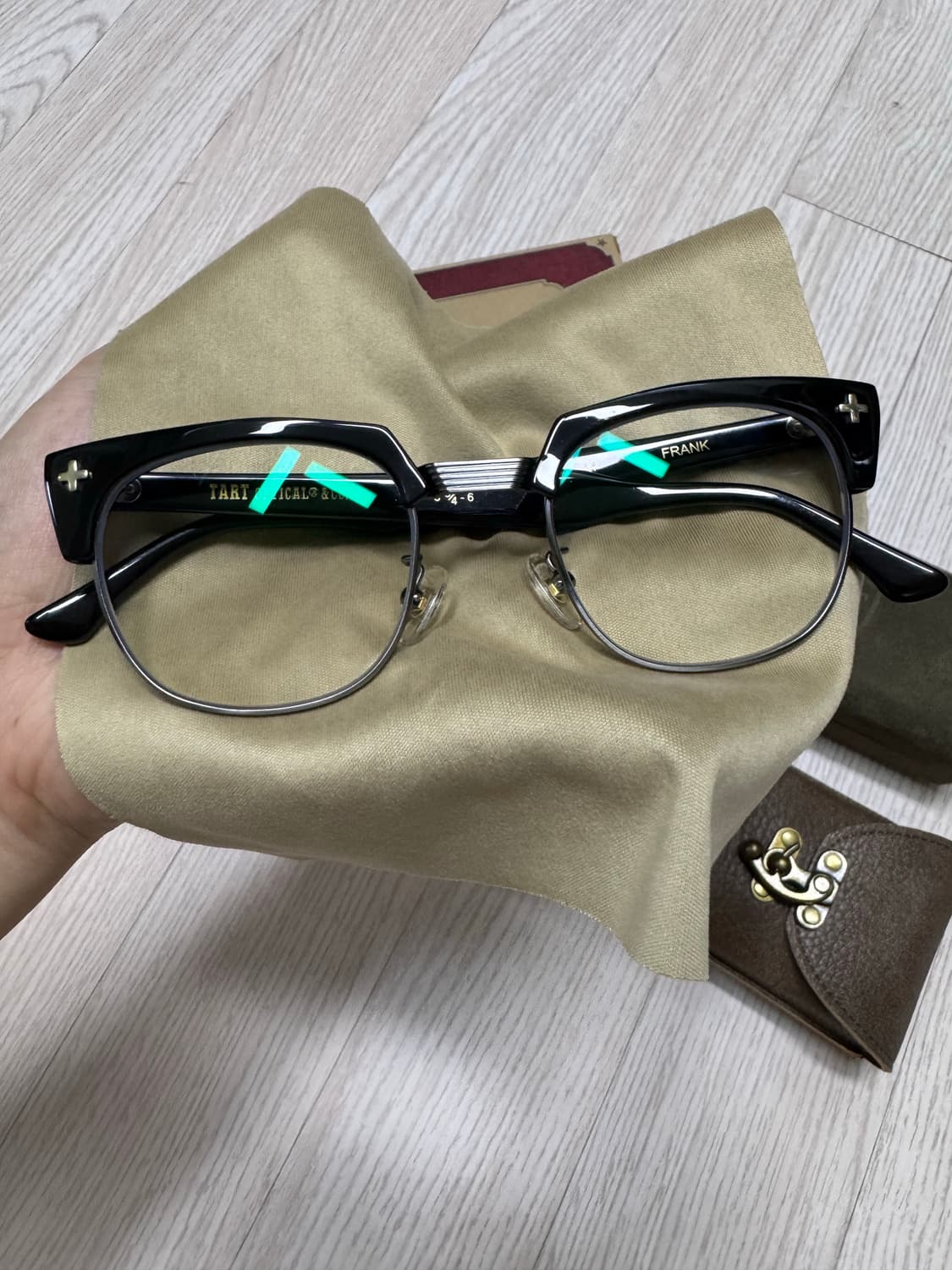 타르트옵티컬 TART OPTICAL FRANK A4 블랙 하금테 상품이미지2