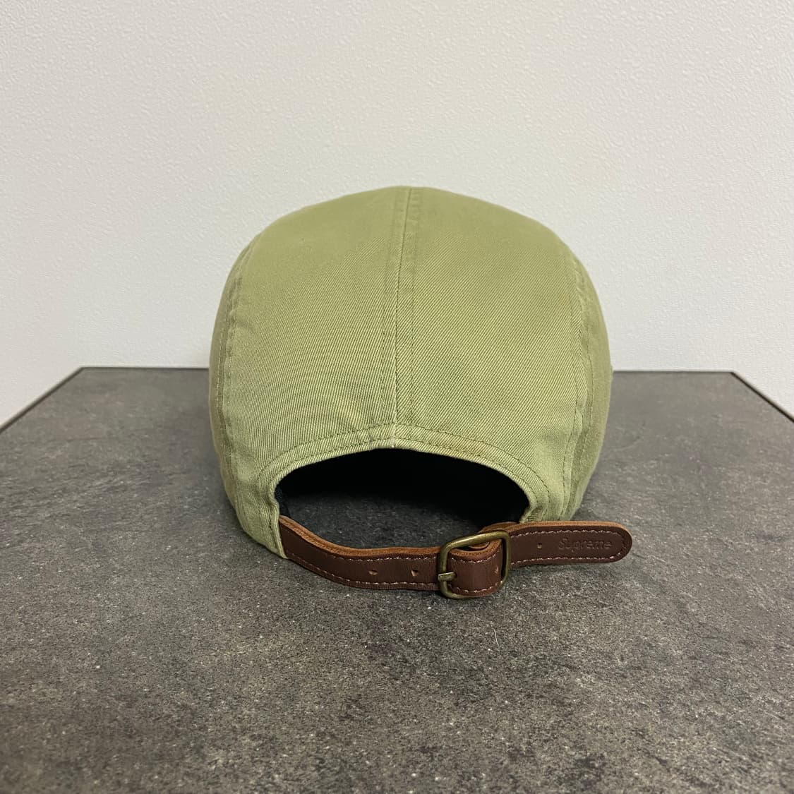 (OS) 슈프림 박스로고 캠프캡 모자 워시드 올리브 카키 상품이미지4
