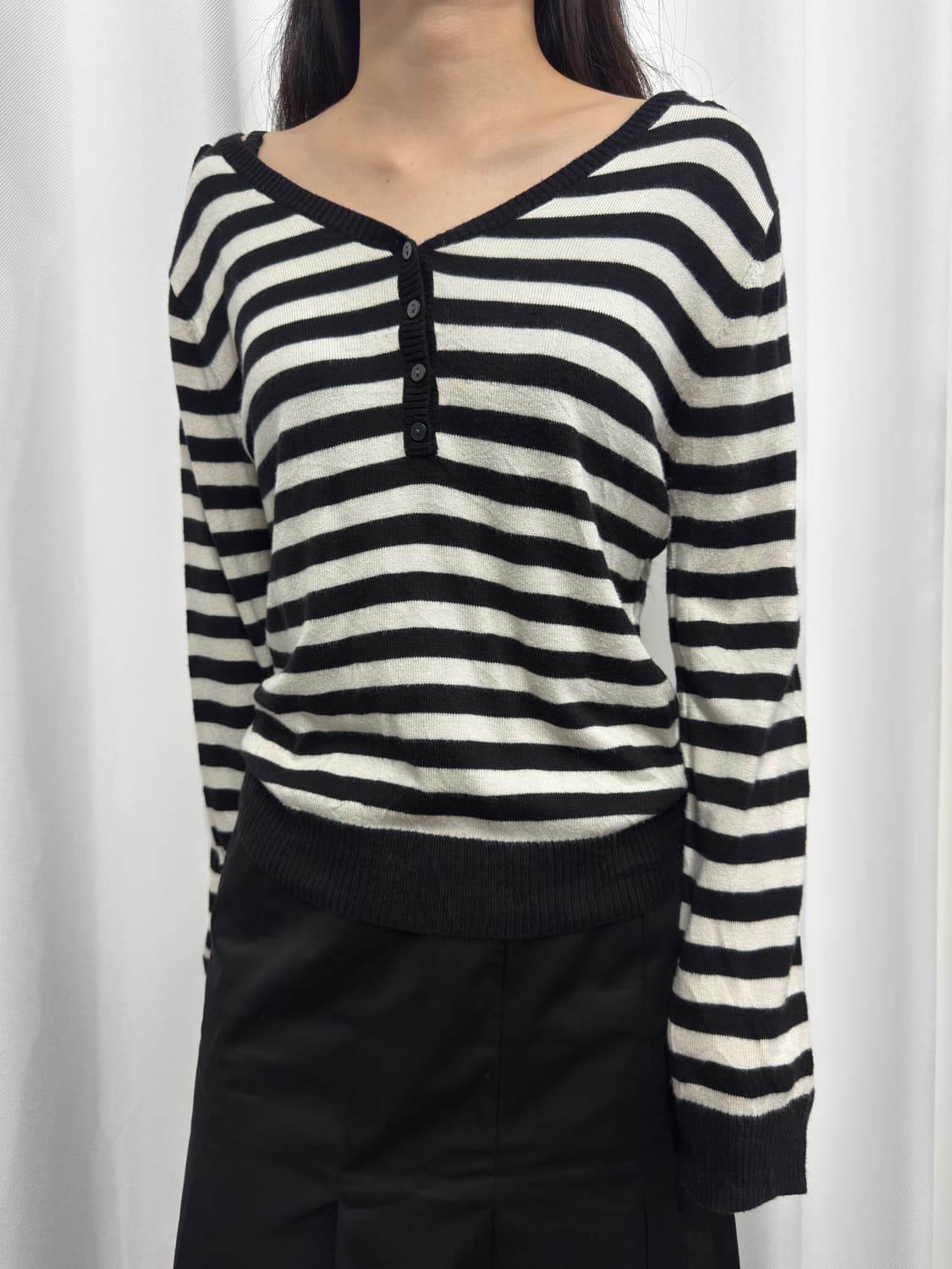 stripe knit top 상품이미지2